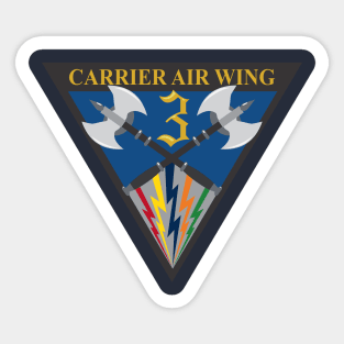 Carrier Air Wing 3 - CVW 3 Sticker